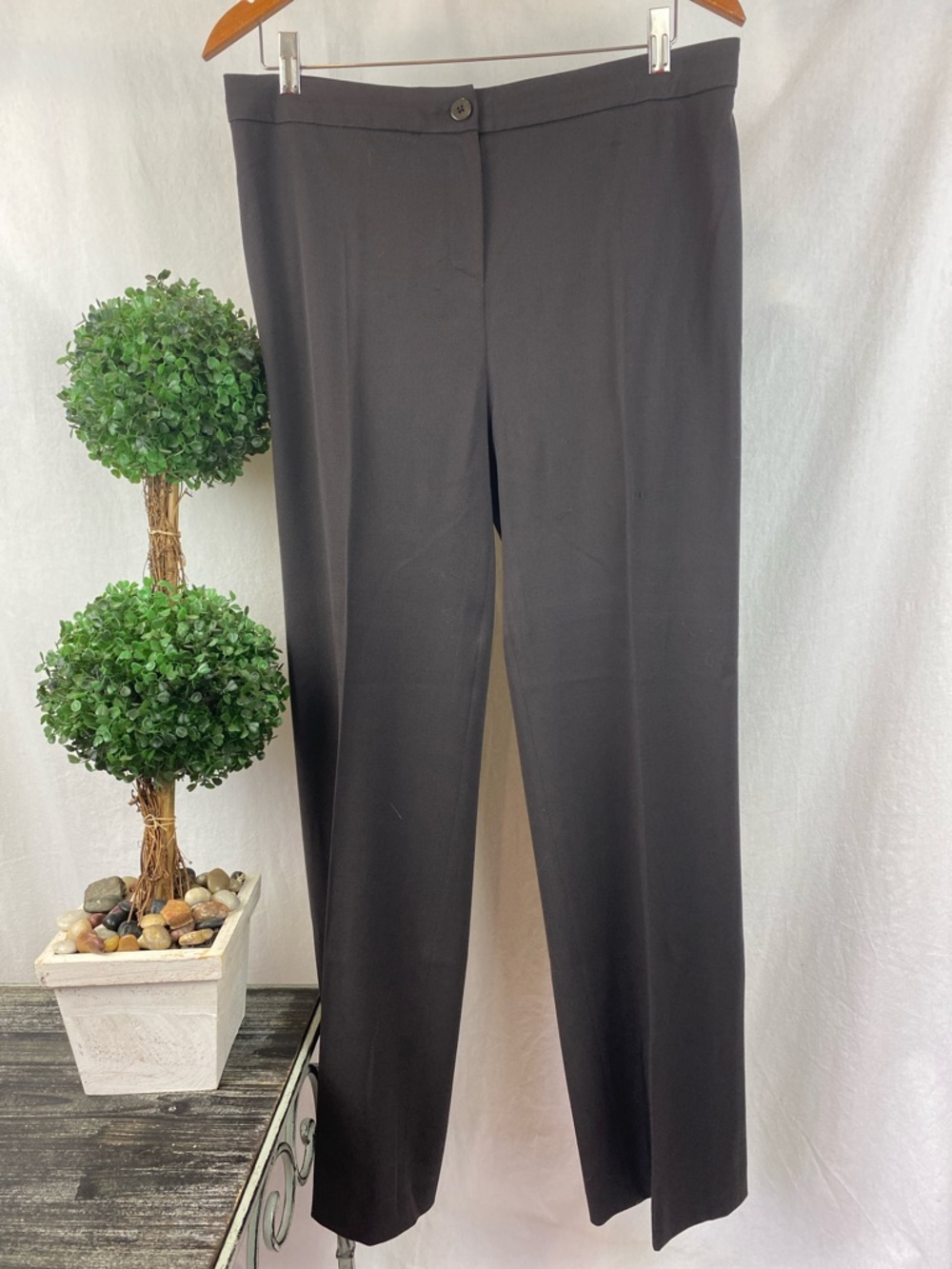 Armani‎ Collezioni Gray High Waist Trouser Pants 12